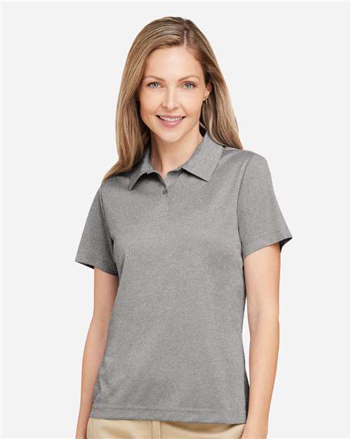 Team 365 Women's Zone Sonic Heather Performance Polo thumbnail 2