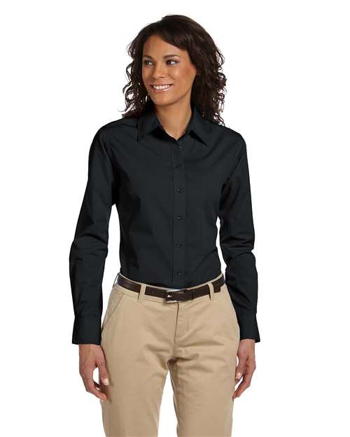 Harriton Women's Essential Poplin thumbnail 2