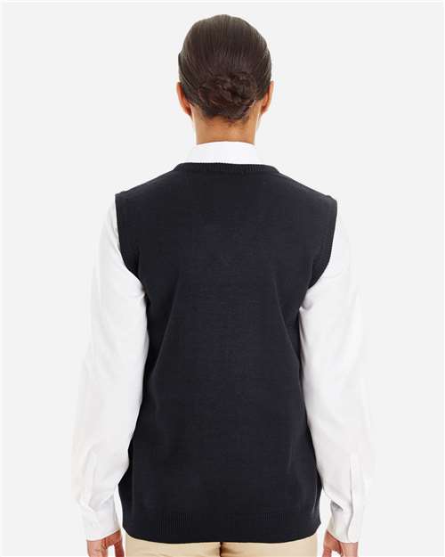 Harriton Women's Pilbloc™ V-Neck Sweater Vest thumbnail 4