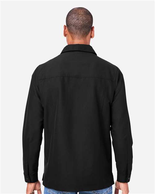 Harriton Unisex Flex Twill Overshirt Jacket thumbnail 5
