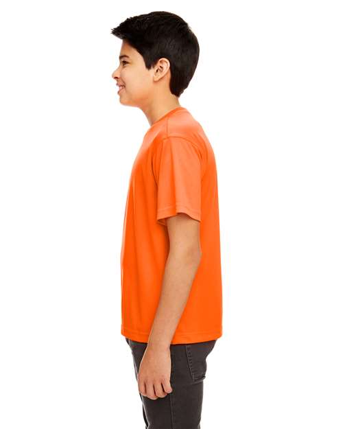 UltraClub Youth Cool & Dry Sport Performance Interlock T-shirt thumbnail 2