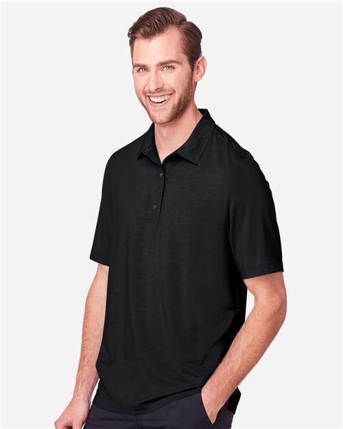 North End Men's JAQ Snap-Up Stretch Performance Polo thumbnail 6