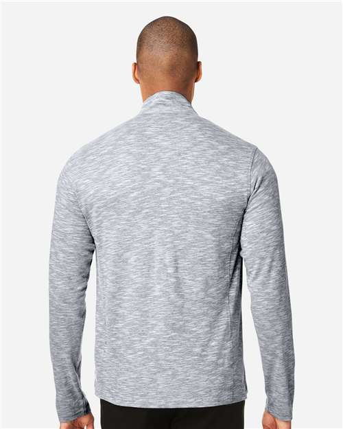 North End Men's Eclipse Jacquard Quarter-Zip Pullover thumbnail 5