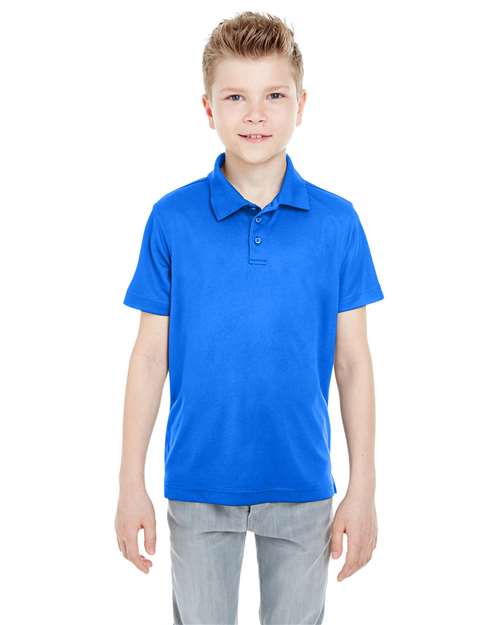 UltraClub Youth Cool & Dry Mesh Piqué Polo thumbnail 2