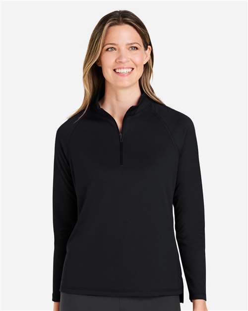 North End Women's Revive Coolcore® Quarter-Zip Pullover thumbnail 2