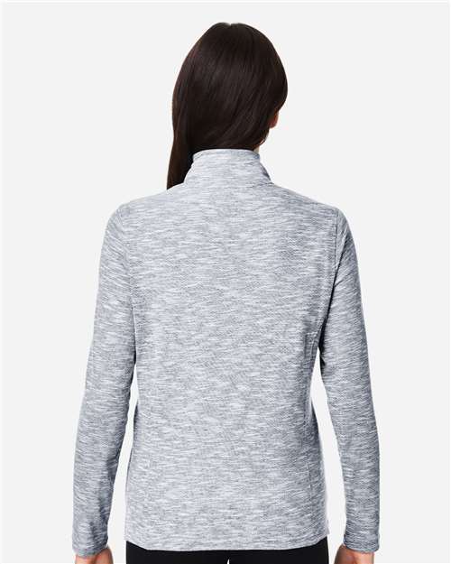 North End Women's Eclipse Jacquard Quarter-Zip Pullover thumbnail 5