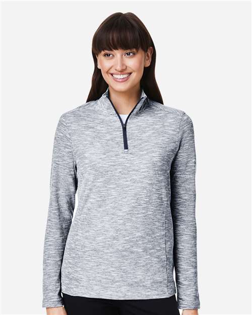 North End Women's Eclipse Jacquard Quarter-Zip Pullover thumbnail 2