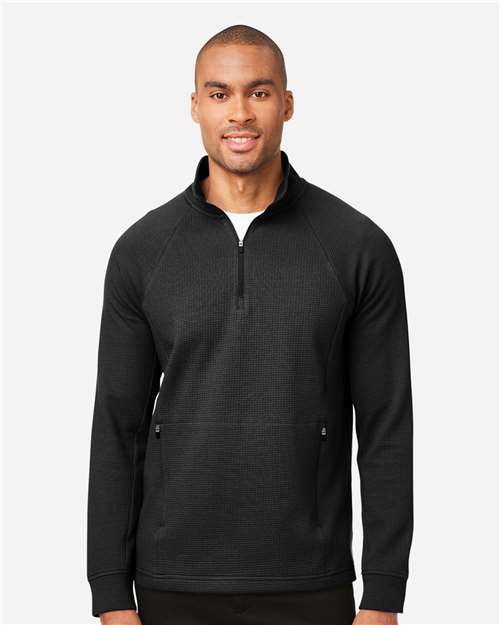 North End Men's Rhythm Waffle Quarter-Zip Pullover thumbnail 2