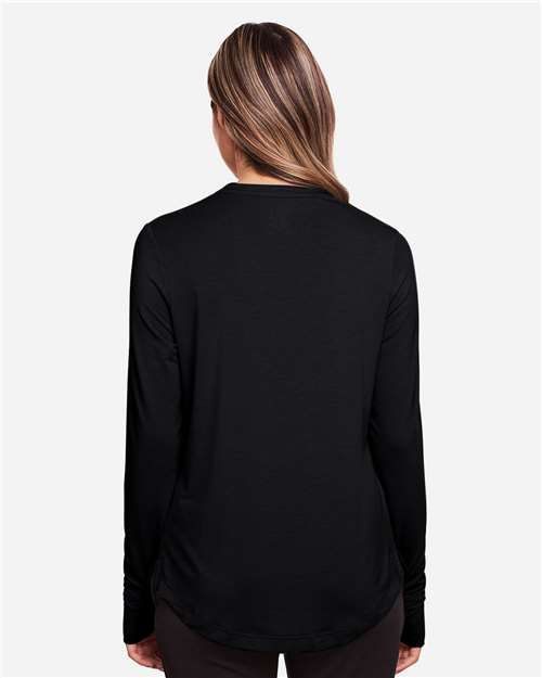 North End Women's JAQ Stretch Performance V-Neck Snap Pullover thumbnail 5