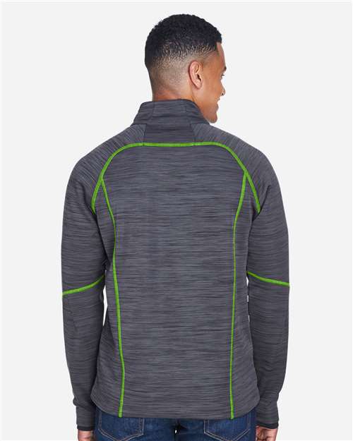 North End Men's Flux Mélange Bonded Fleece Jacket thumbnail 5