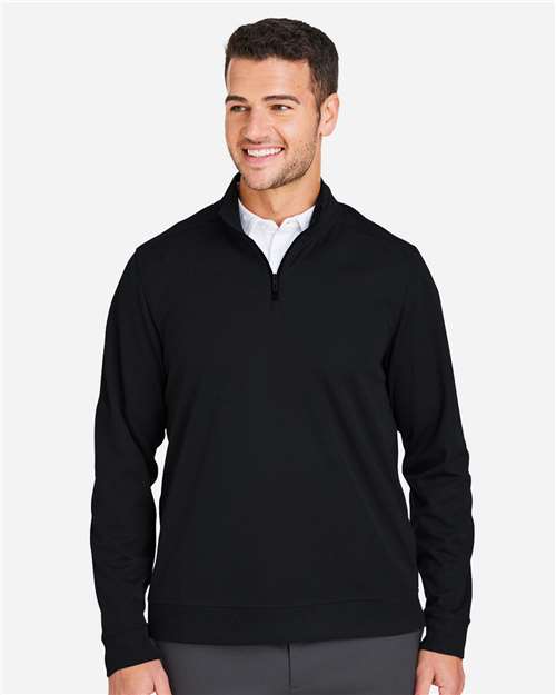 North End Men's Express Tech Performance Pique Quarter-Zip Pullover thumbnail 2