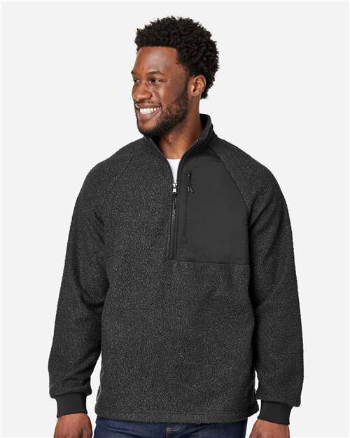North End Men's Aura Sweater Fleece Quarter-Zip Pullover thumbnail 2