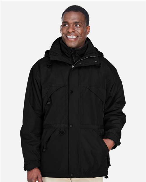 North End Men's 3-in-1 Parka with Dobby Trim thumbnail 2