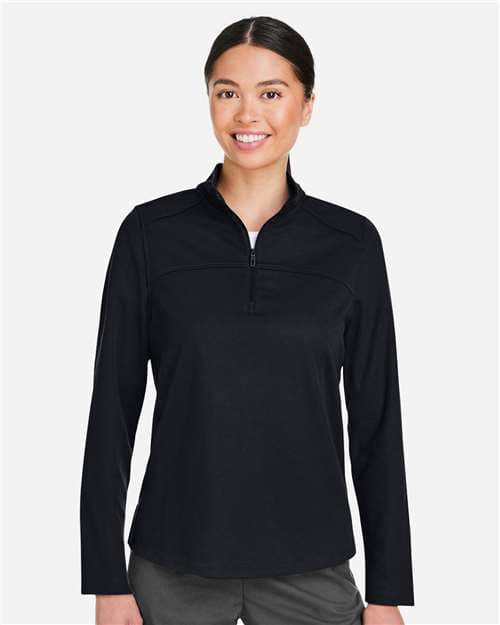 North End Women's Express Tech Performance Pique Quarter-Zip Pullover thumbnail 2