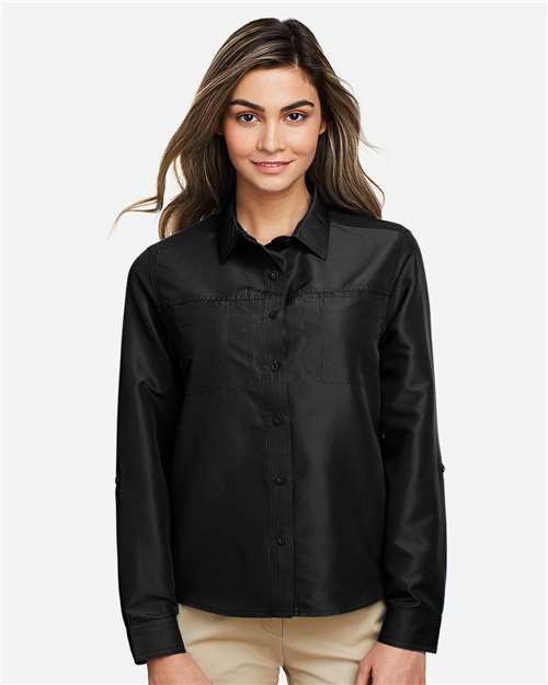 Harriton Women's Key West Performance Staff Shirt thumbnail 2