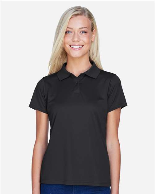 Harriton Women's Polyester Jersey Polo thumbnail 2