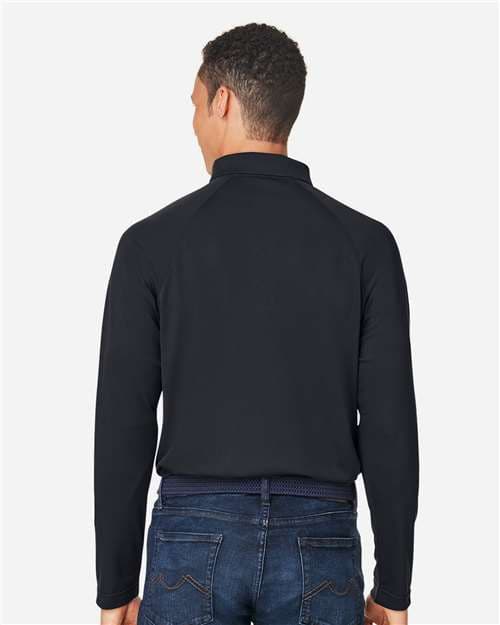 Harriton Men's Charge Snag and Soil Protect Long Sleeve Polo thumbnail 5