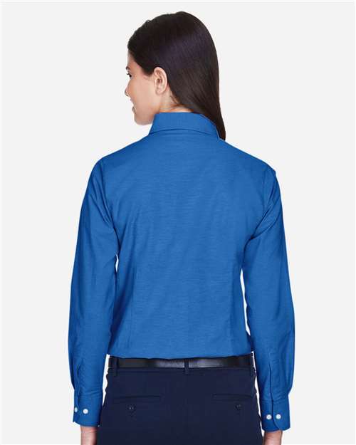 Harriton Women's Oxford Dress Shirt thumbnail 5