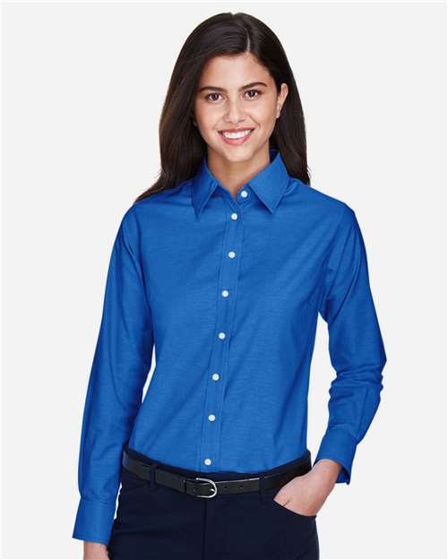 Harriton Women's Oxford Dress Shirt thumbnail 2