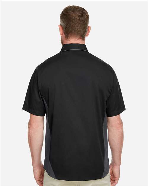 Harriton Men's Tall Flash IL Colorblock Shirt thumbnail 5