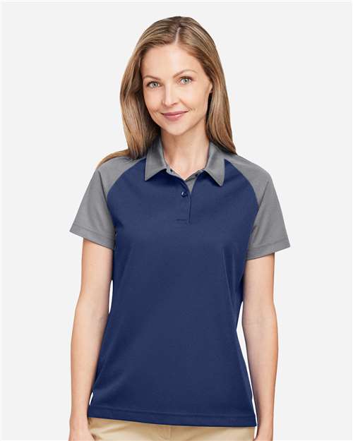 Team 365 Women's Command Snag-Protection Colorblock Polo thumbnail 2