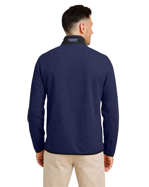 vineyard vines Men's Mountain Sweaterfleece Quarter-Zip Pullover thumbnail 5