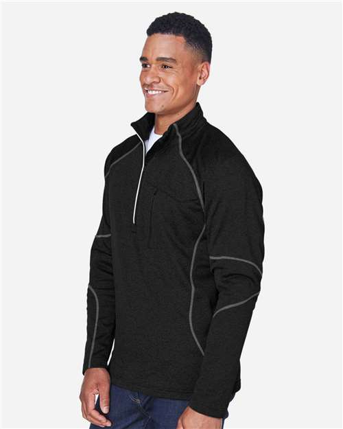 North End Men's Catalyst Performance Fleece Quarter-Zip Pullover thumbnail 6
