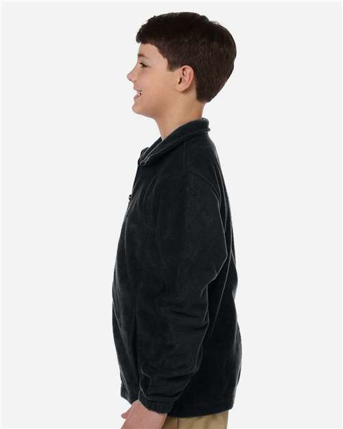 Harriton Youth Full-Zip Fleece thumbnail 6