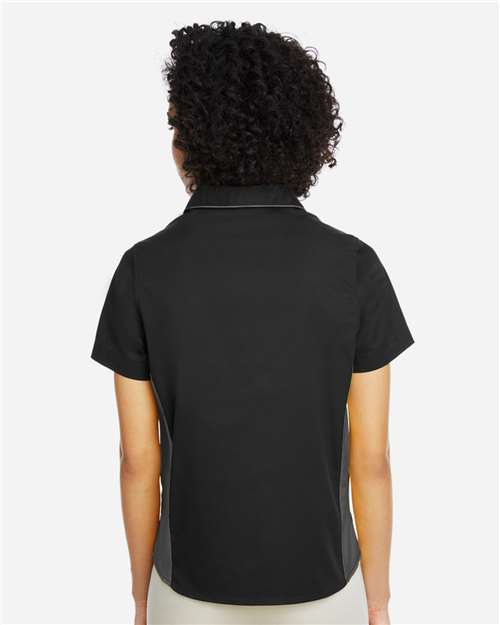 Harriton Women's Flash IL Colorblock Shirt thumbnail 5
