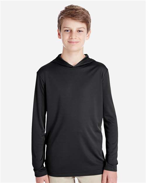 Team 365 Youth Zone Performance Hooded T-Shirt thumbnail 2