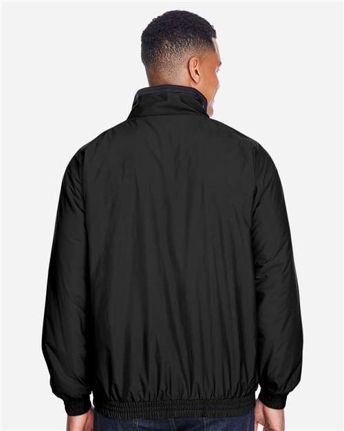 Harriton Unisex Fleece Lined Nylon Jacket thumbnail 5
