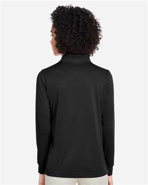 Harriton Women's Advantage Snag Protection Plus IL Long Sleeve Polo thumbnail 5