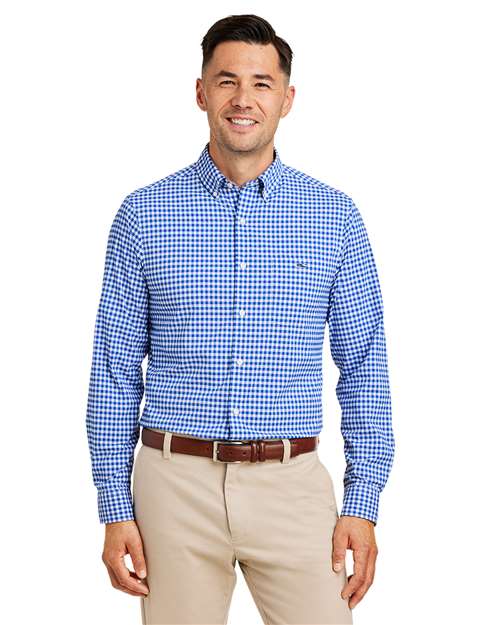 vineyard vines Men's On-The-Go Nylon Gingham Shirt thumbnail 2