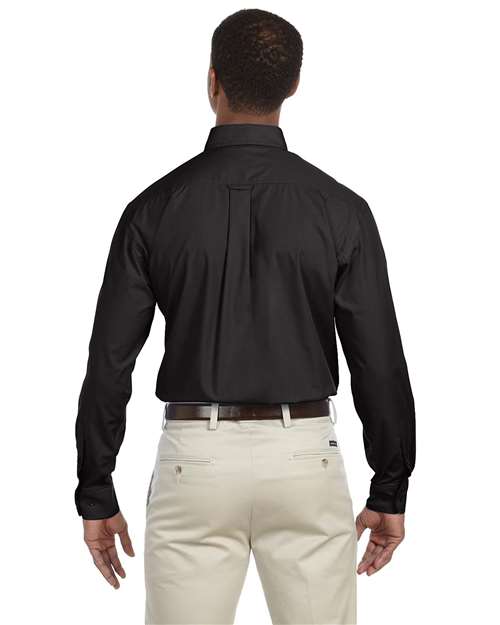 Harriton Men's Essential Poplin thumbnail 3