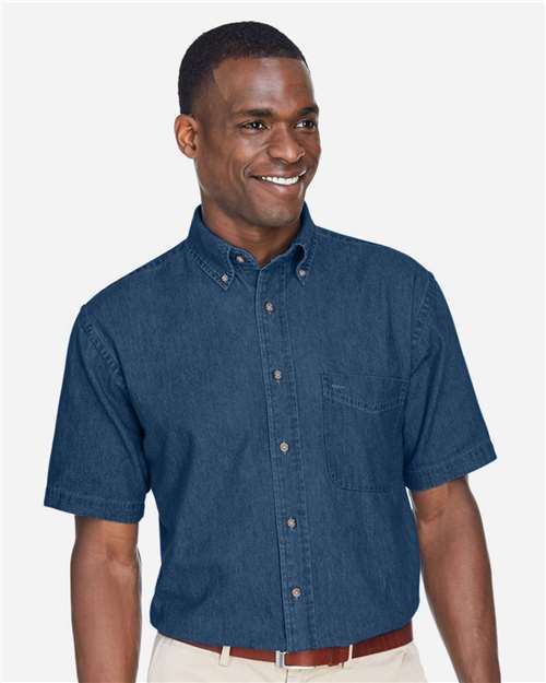 Harriton Men's Denim Shirt (M550S) thumbnail 2