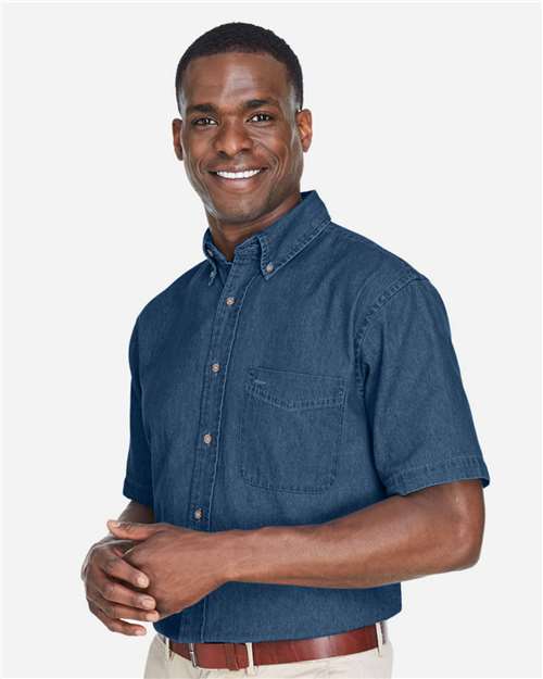 Harriton Men's Denim Shirt (M550S) thumbnail 6