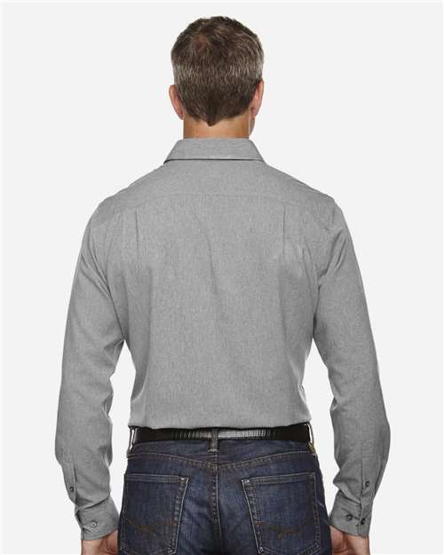 North End Men's Melange Performance Shirt thumbnail 3