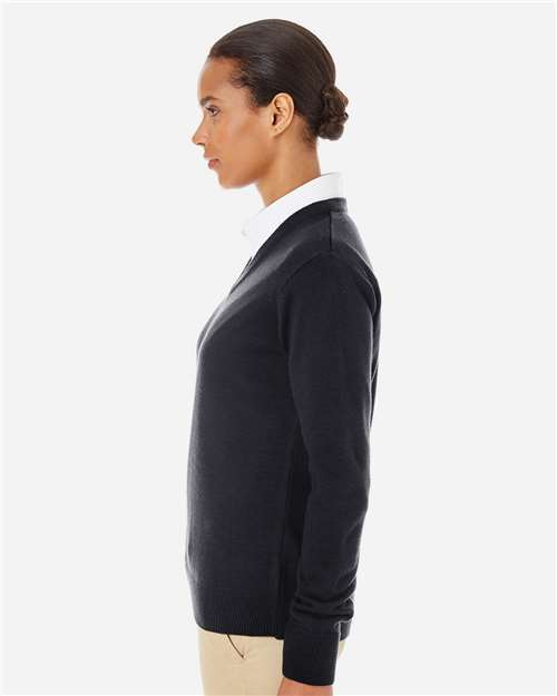 Harriton Women's Pilbloc V-Neck Sweater thumbnail 5