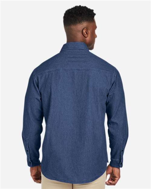 Harriton Unisex Denim Shirt Jacket thumbnail 5