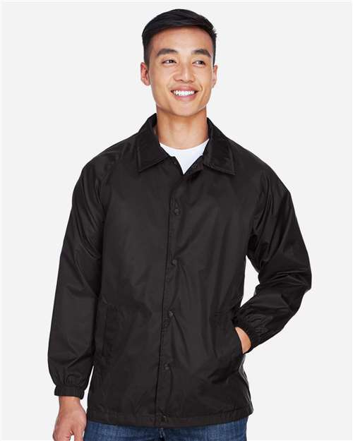 Harriton Unisex Nylon Staff Jacket thumbnail 2