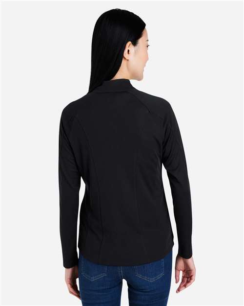 CORE365 Women's Origin Performance Pique Quarter-Zip Pullover thumbnail 5