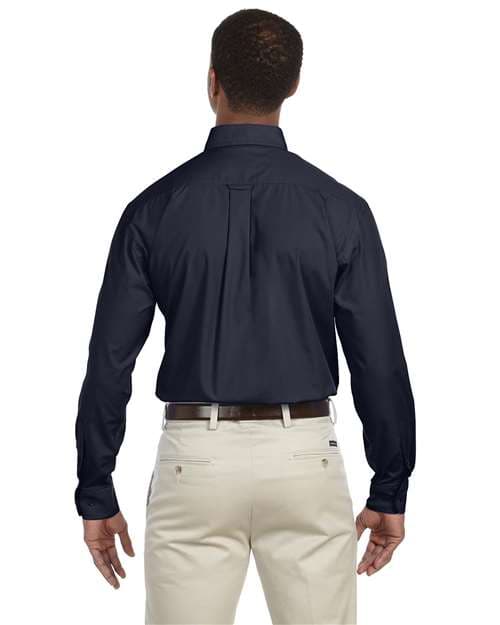 Harriton Men's Tall Essential Poplin thumbnail 3