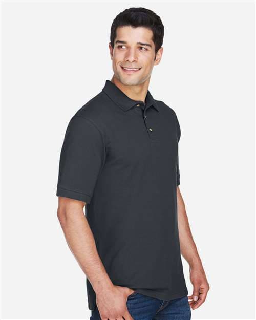 Harriton Men's Tall Cotton Pique Polo thumbnail 6