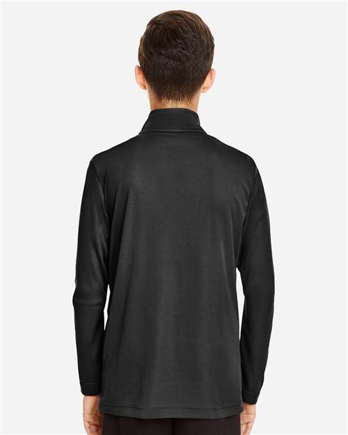 Team 365 Youth Zone Performance Quarter-Zip Pullover thumbnail 4