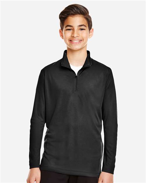 Team 365 Youth Zone Performance Quarter-Zip Pullover thumbnail 2