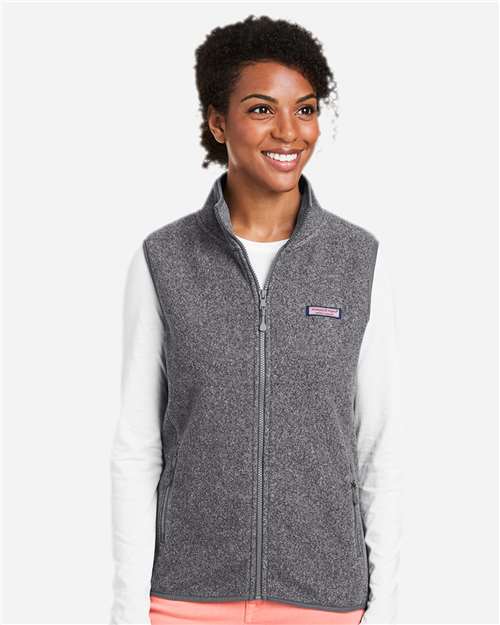 vineyard vines Women's Harbor Fleece Vest thumbnail 2