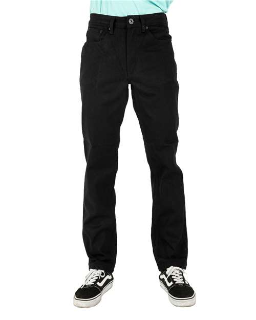 Shaka Wear Unisex Denim Straight-Leg Jeans thumbnail 2