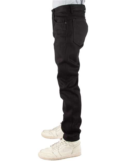 Shaka Wear Unisex Denim Straight-Leg Jeans thumbnail 3