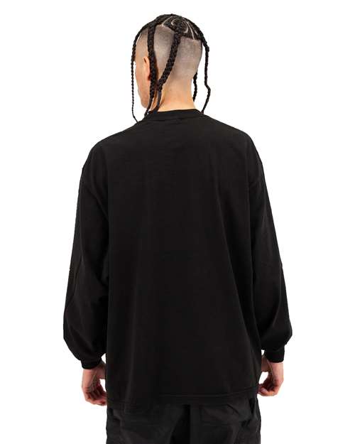 Shaka Wear Unisex Max Heavyweight Garment-Dyed Long Sleeve Tee thumbnail 3