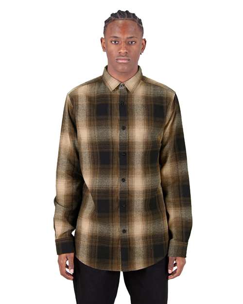Shaka Wear Unisex Plaid Flannel Overshirt thumbnail 2